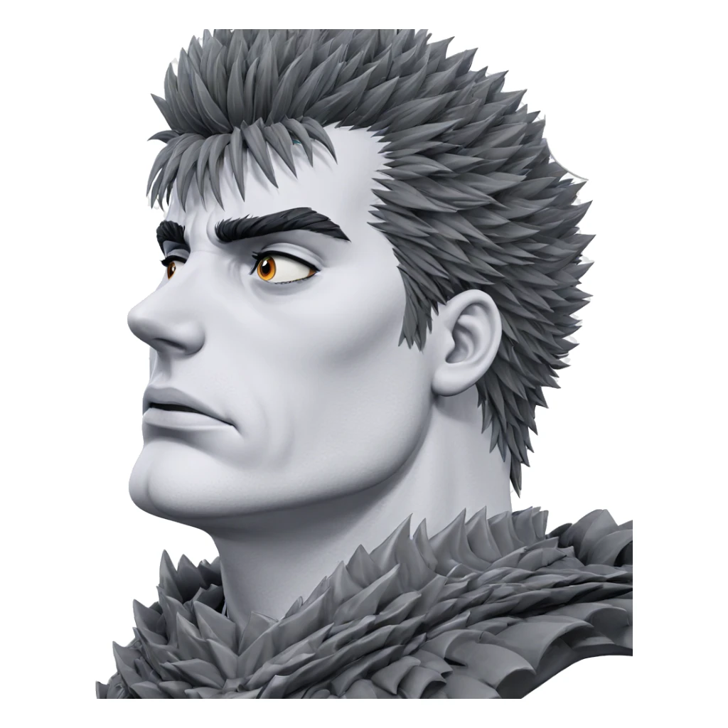guts from berserk portrait sticker