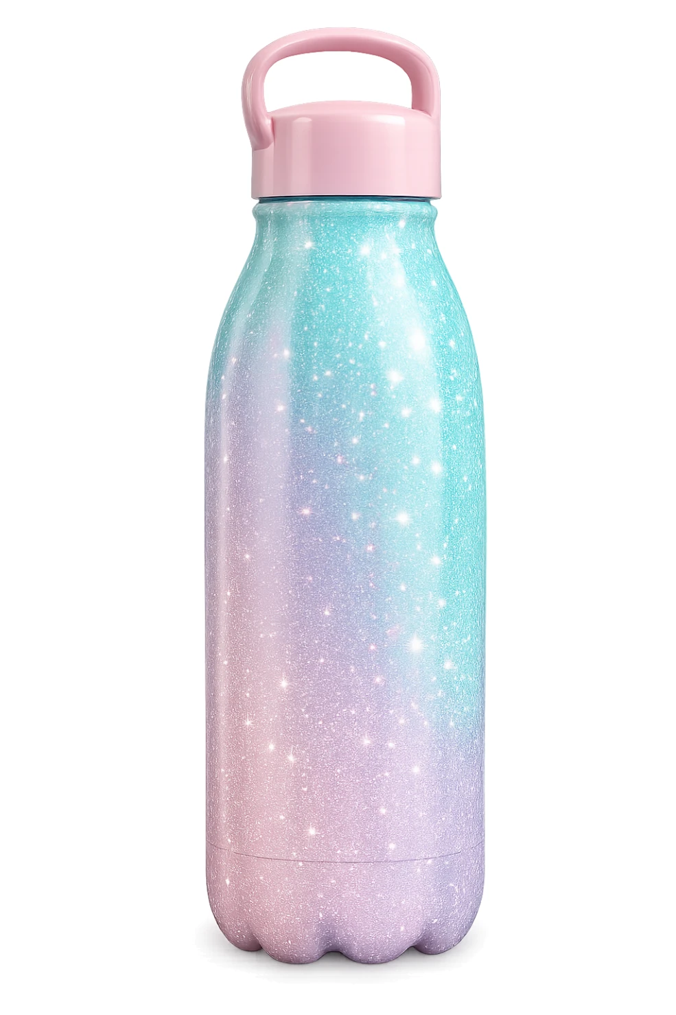 sparkly pastel water bottle sticker