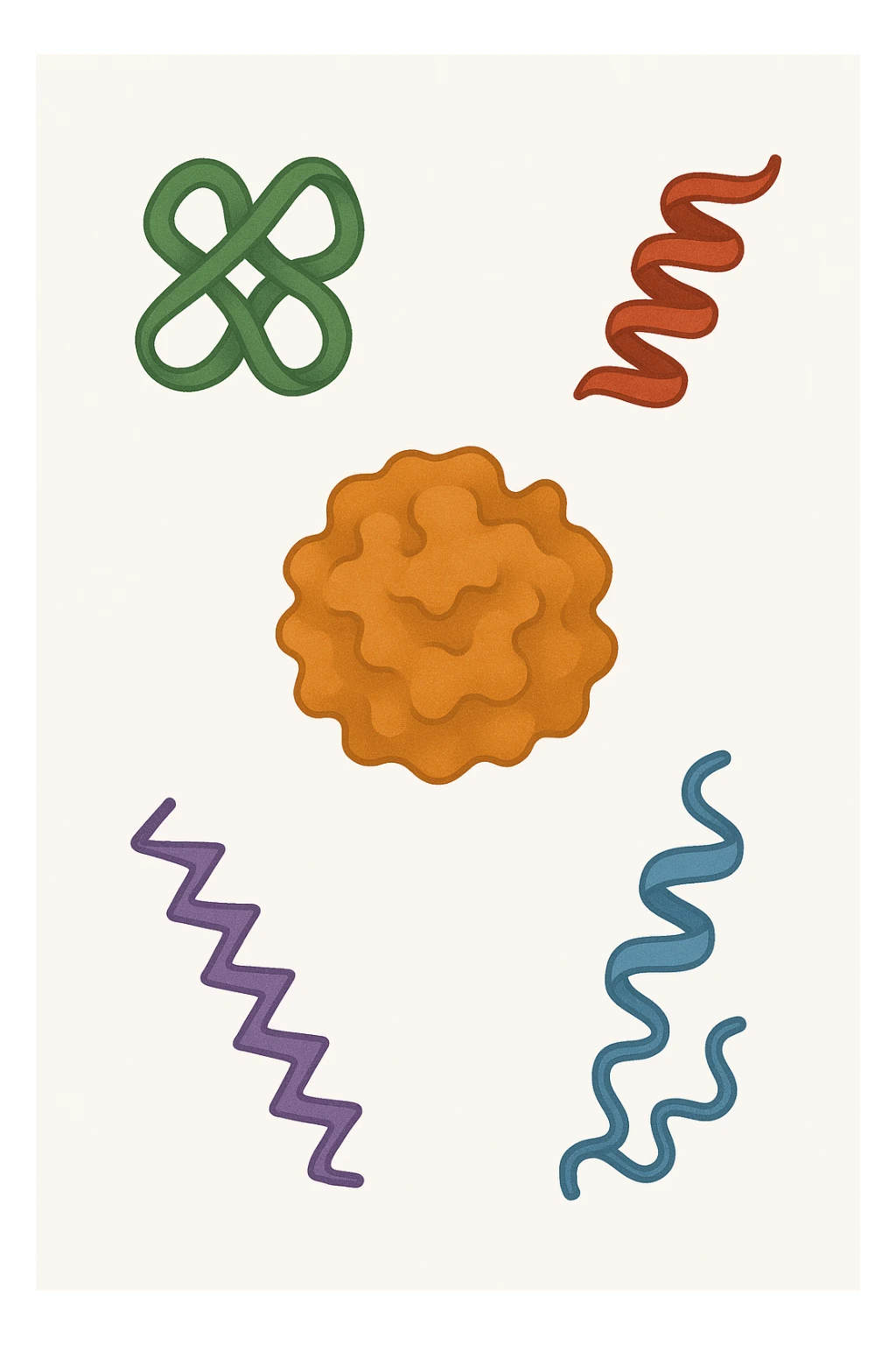 Proteine su sfondo isolato sticker