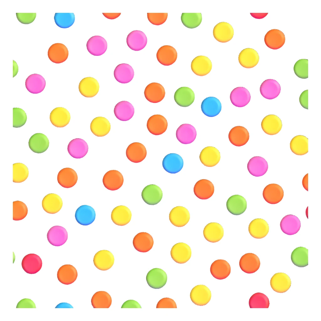 colorful candy sticker