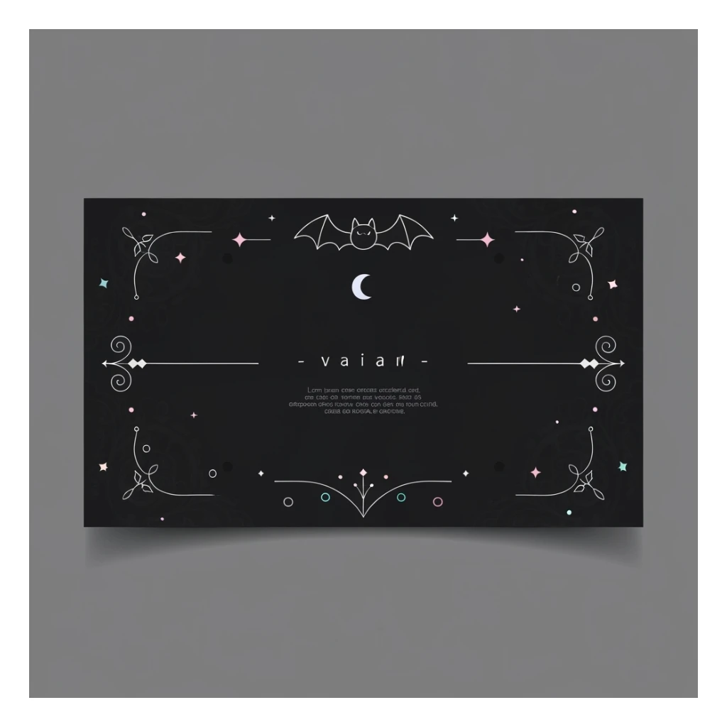 goth banner, cute, expressive, minimal, no text, variation 4 sticker