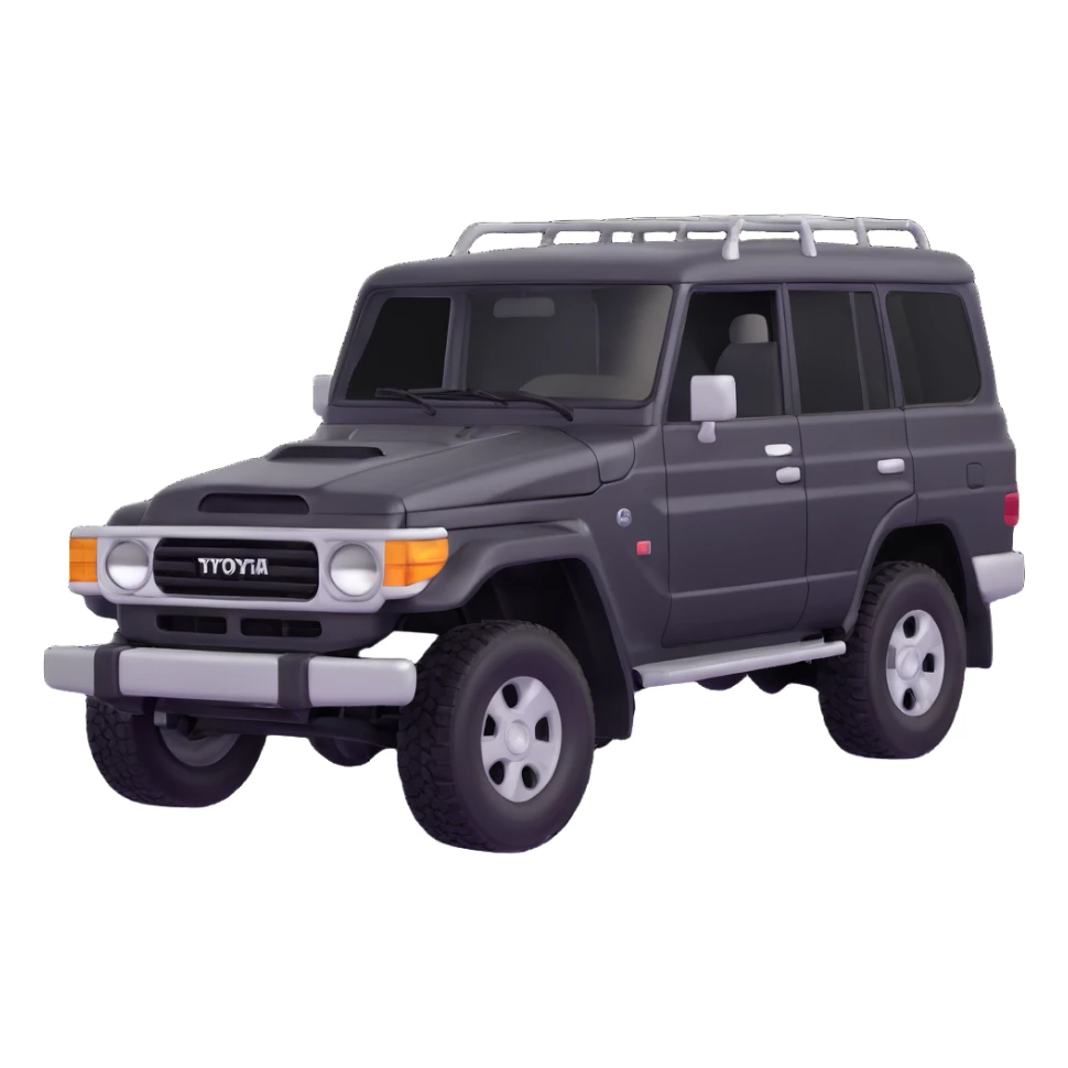 Toyota Land Cruiser 1980s sticker