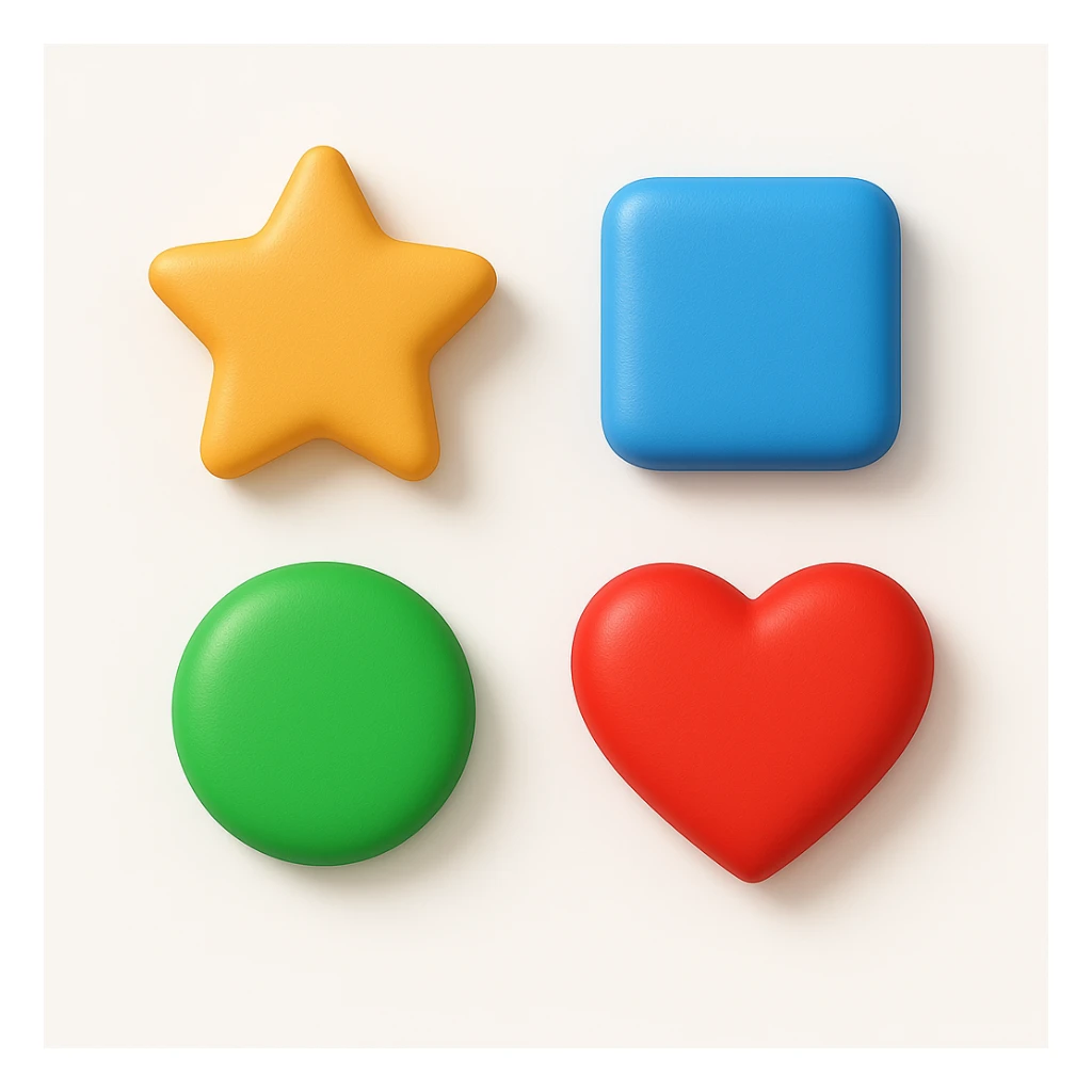 remove frame and add simple white background and add shadows to all elements  sticker