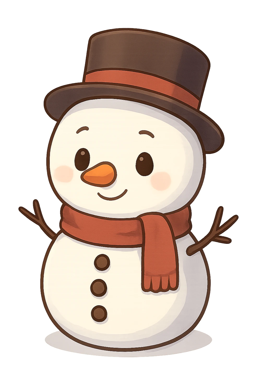 snowman remove background sticker
