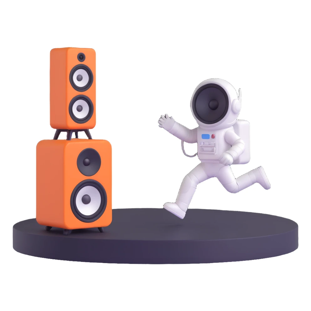 astro et moi en train de courrir sur la page sticker