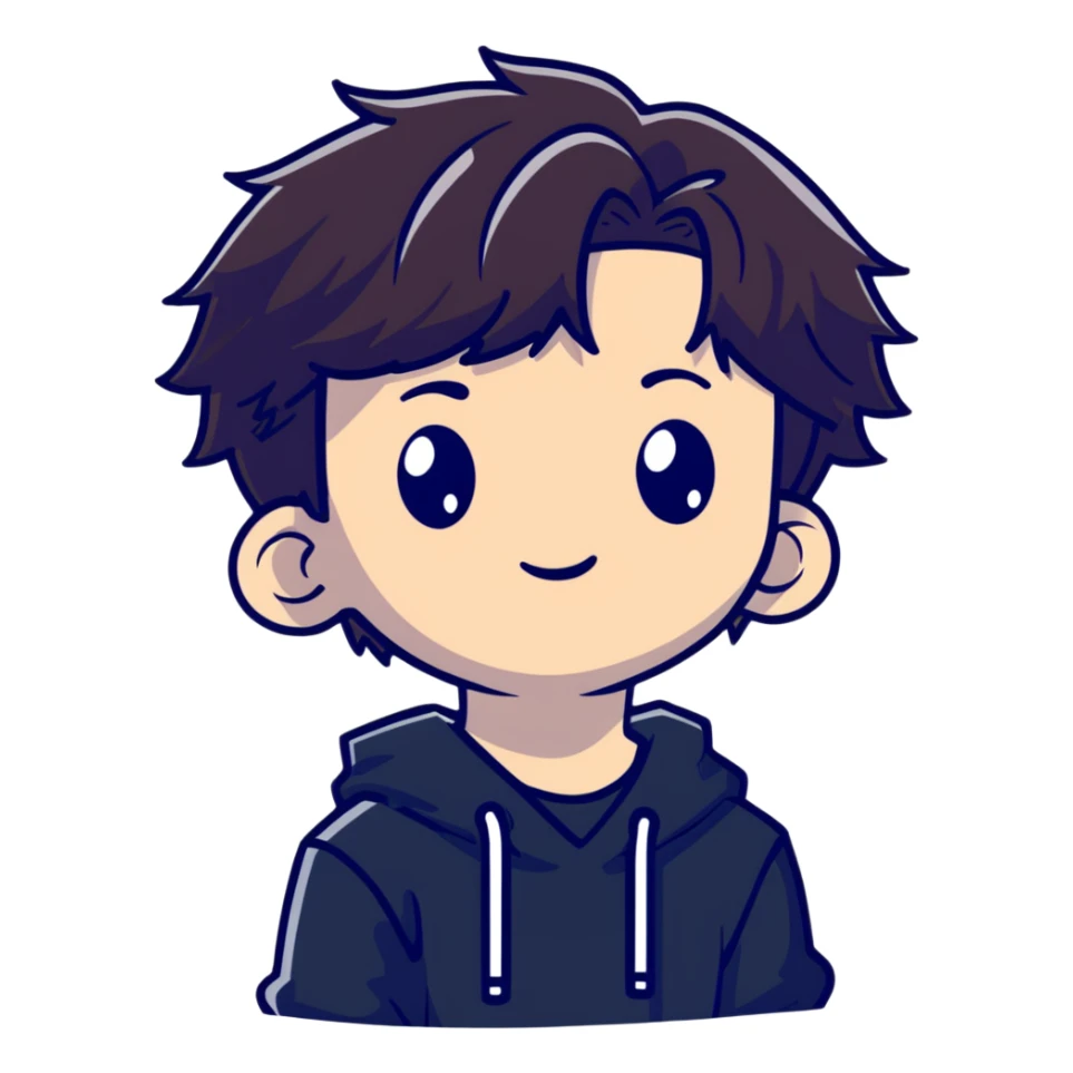 Felix from Stray Kids, K-pop idol with deep voice and freckles sticker