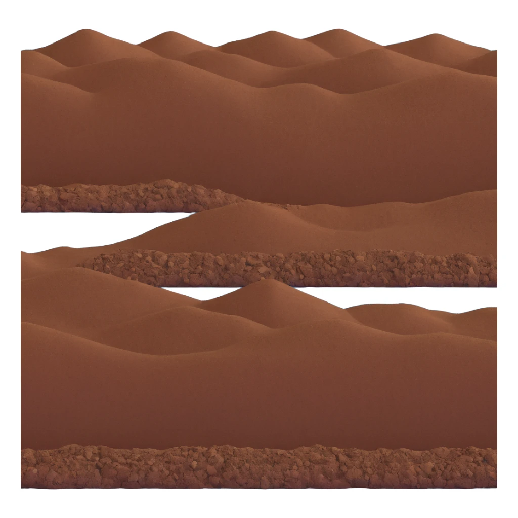 loam, earthy soil texture sticker