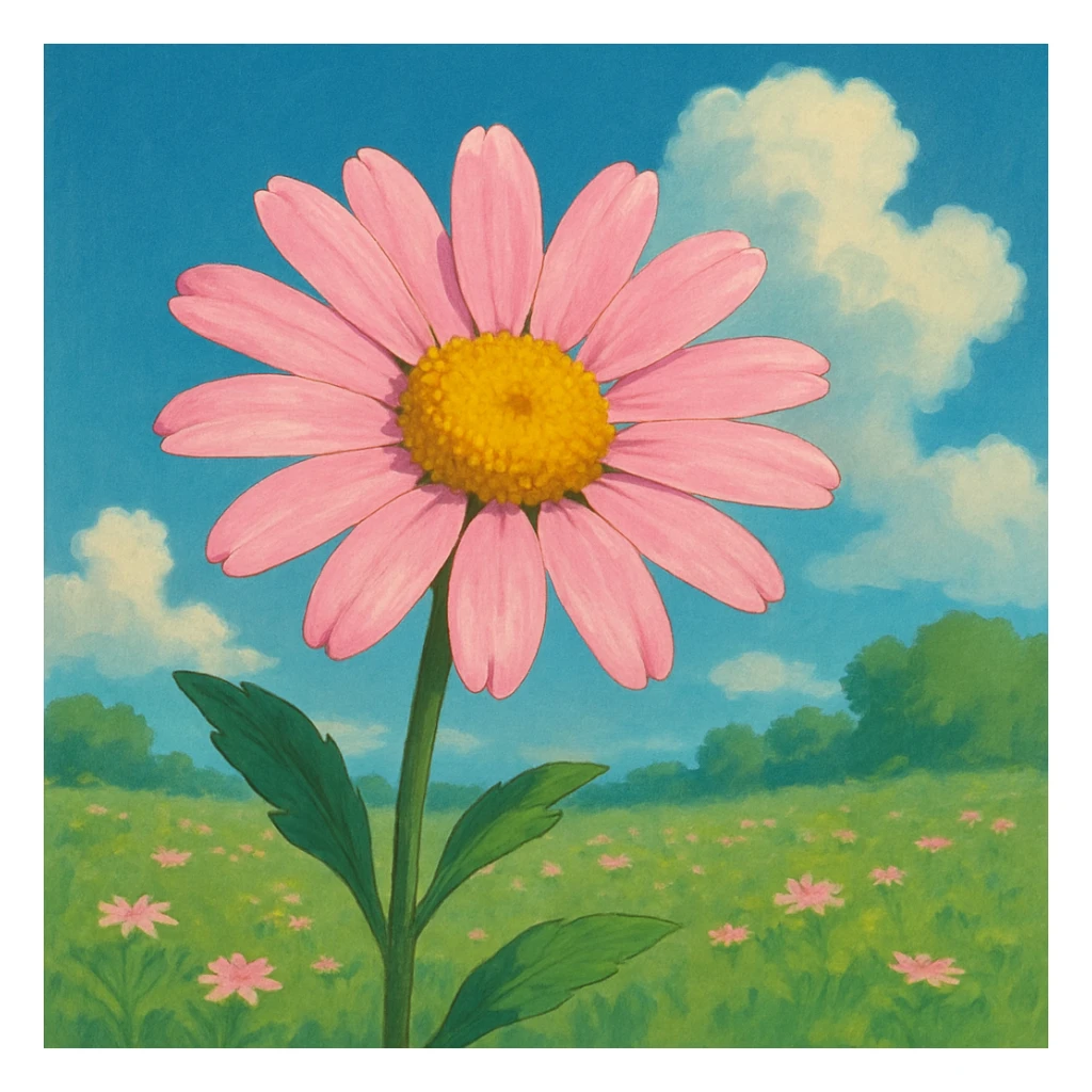 pink margherita sticker