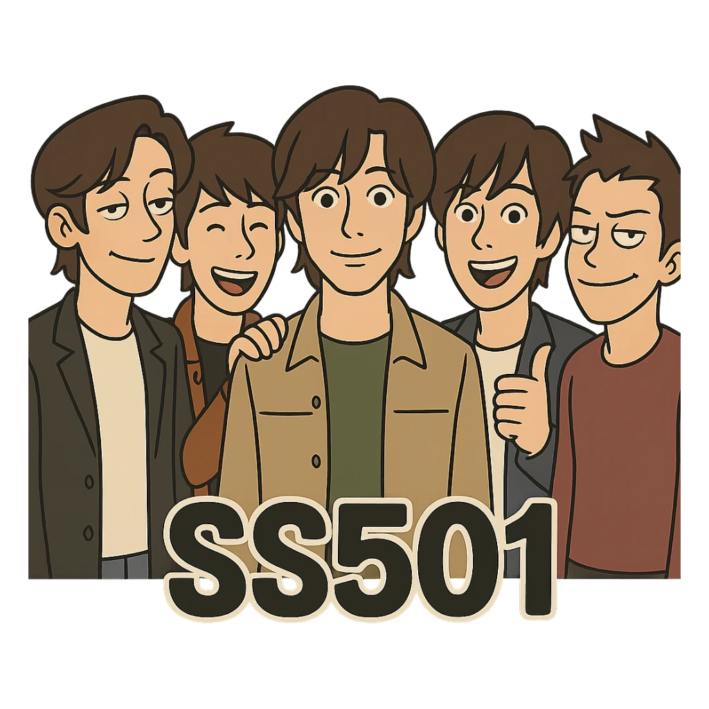 SS501 group portrait sticker