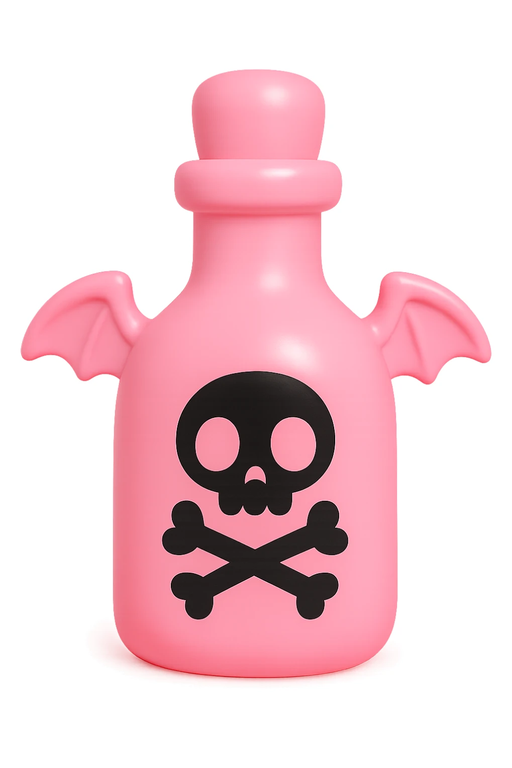 pink goth potion bottle, collectible and gothic sticker