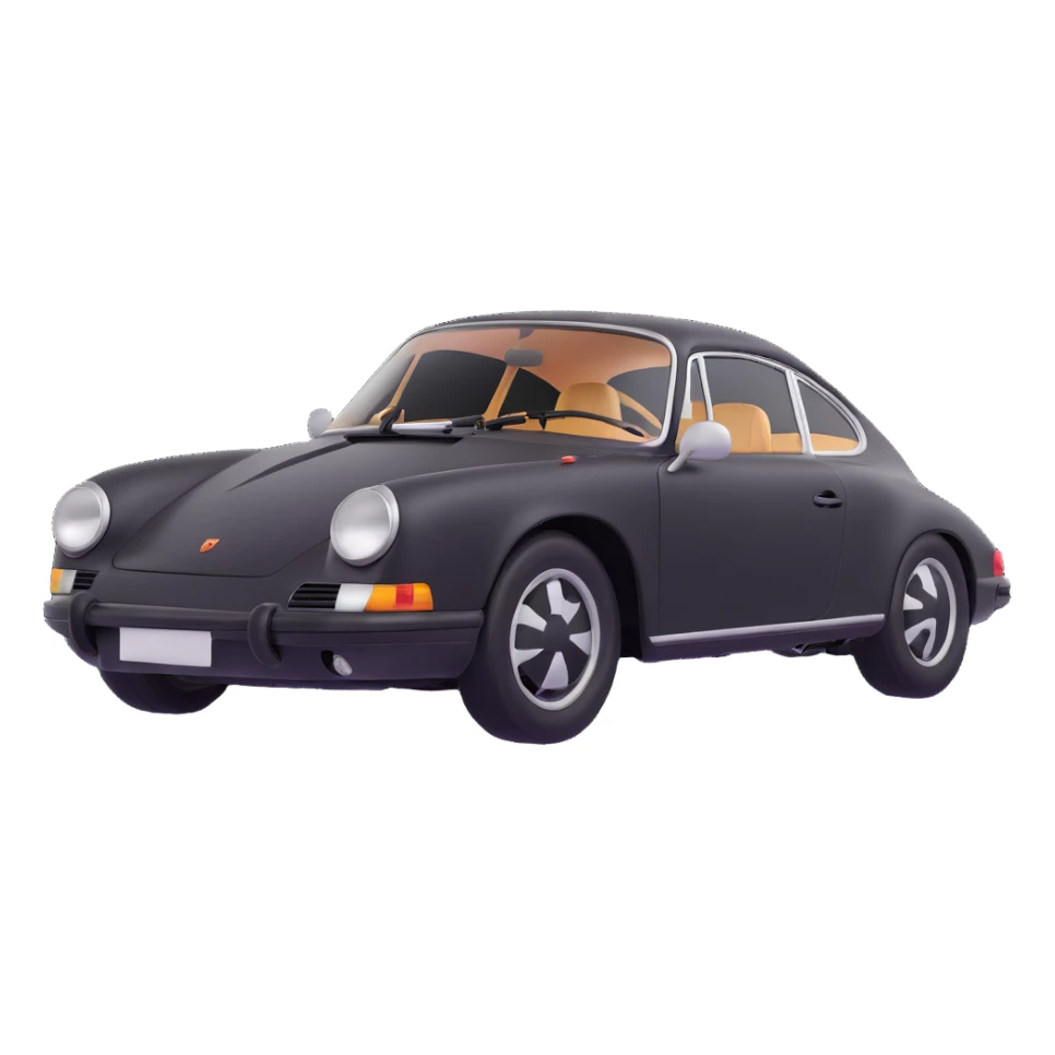 old Porsche car sticker