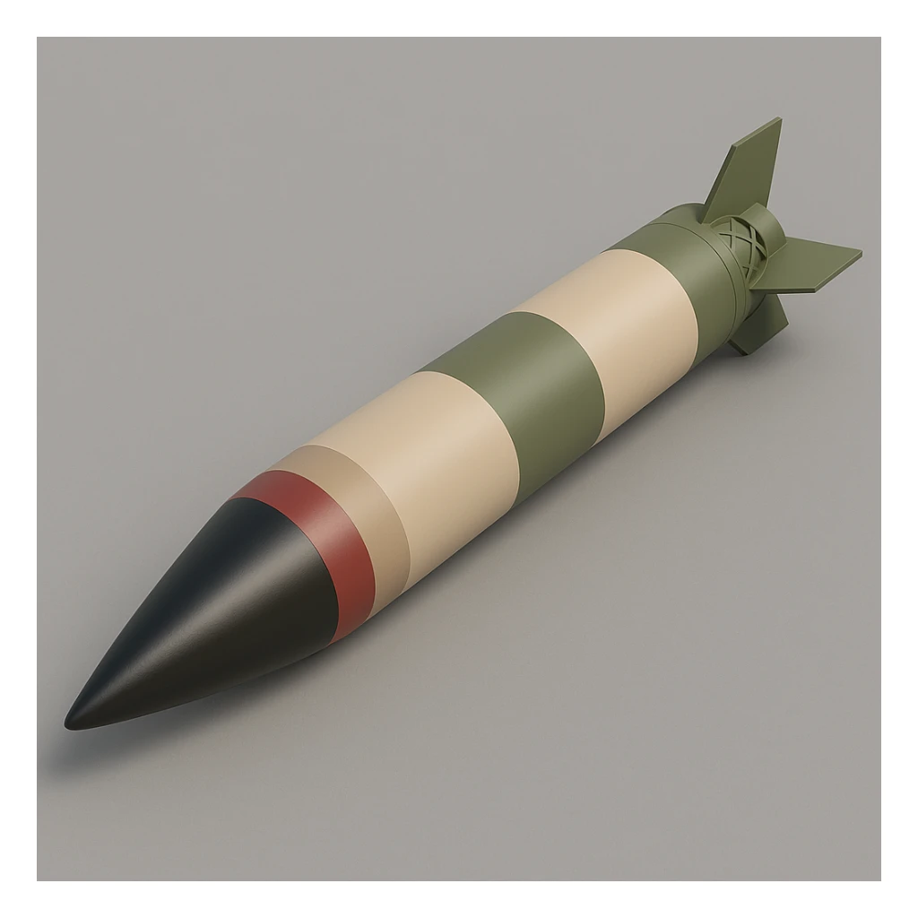 Изометрическая модель этой бомбы, без надписей и флагов и машины sticker