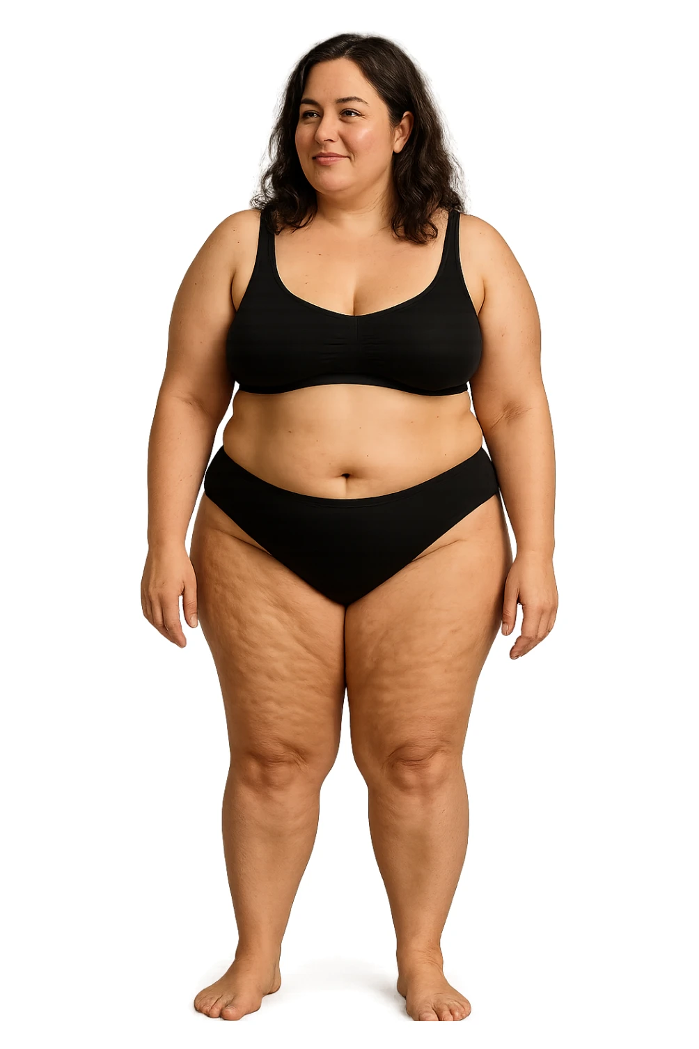 donna con inestetismi evidenti cellulite sticker