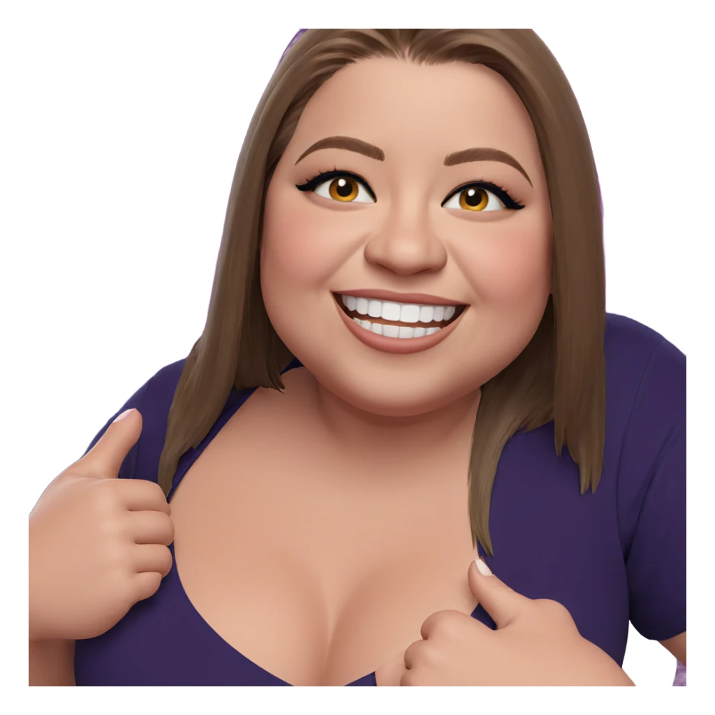 smiling girl meme moment sticker