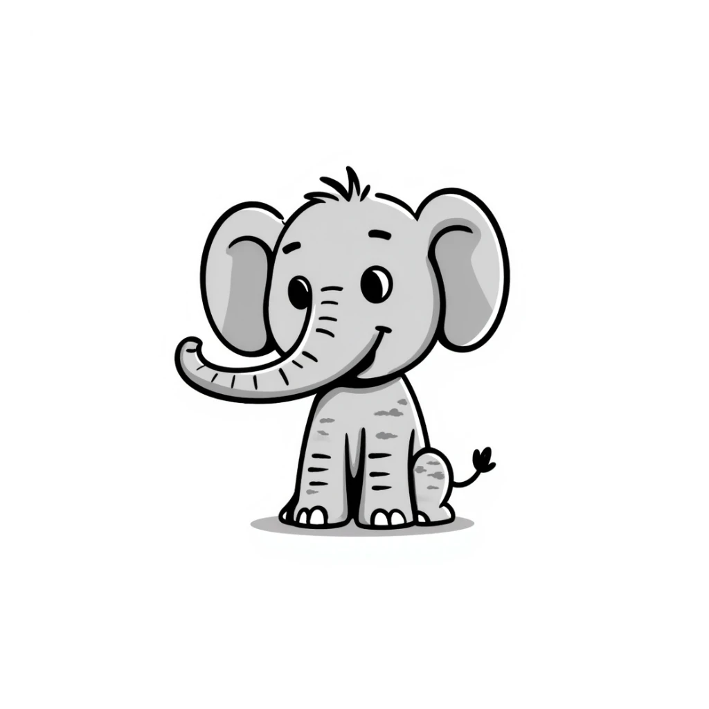 Elephant sticker