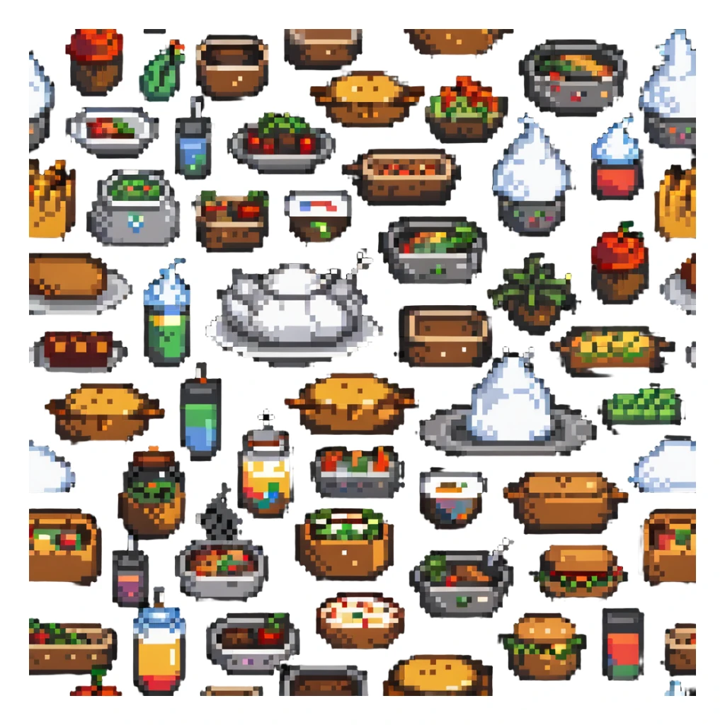 delicious food with steam rising sticker