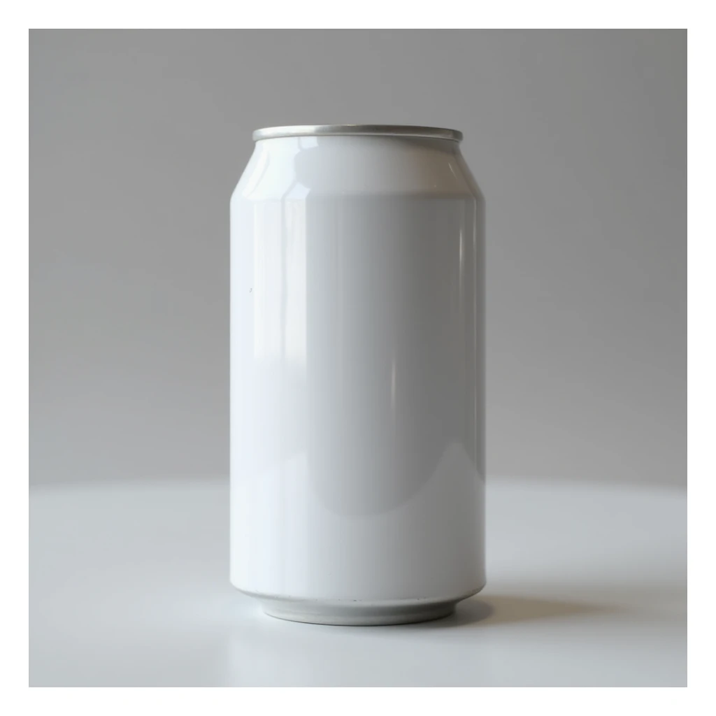 Remove the background, isolate the can on a transparent background, photorealistic style. sticker