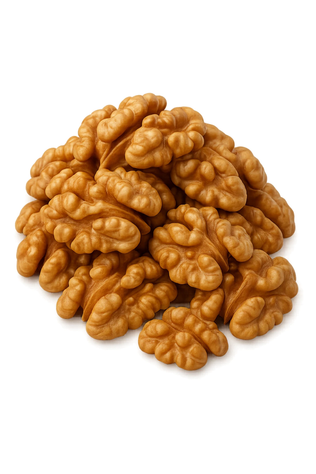 montagna di noci sbucciate, iperrealistici 4k sticker