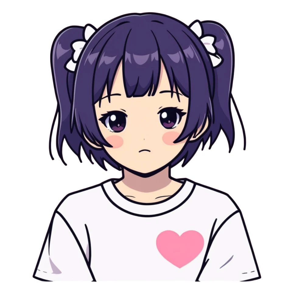 A uwu anime e girl sticker