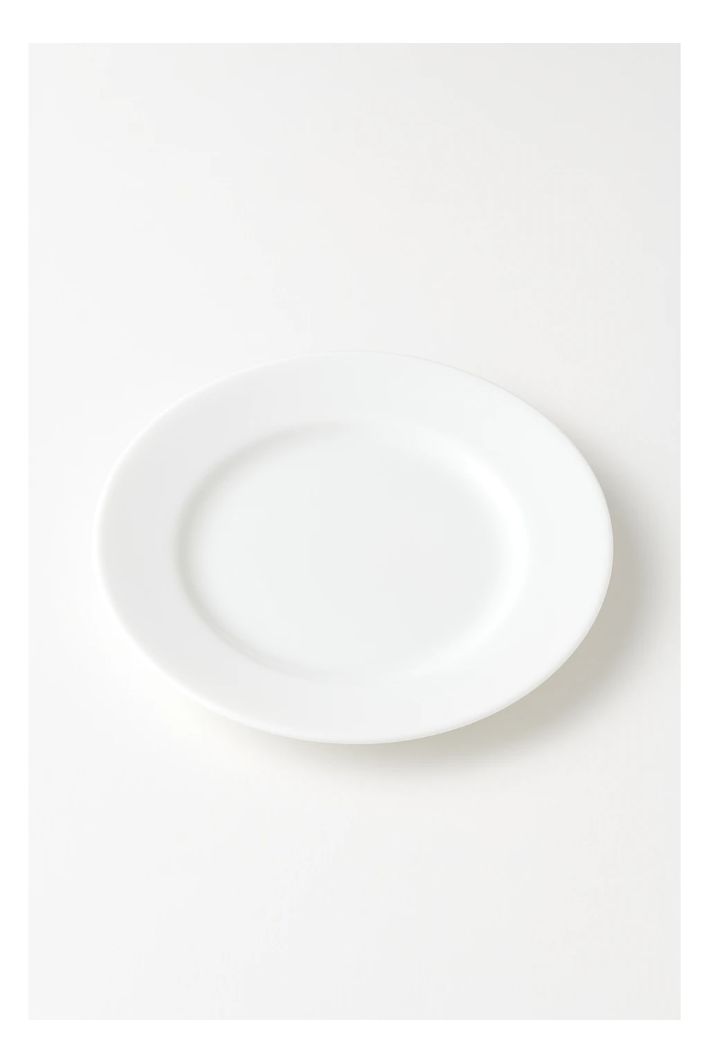 Сгенерируй мне точно такую же тарелку, но без торта наполеон, пустую sticker