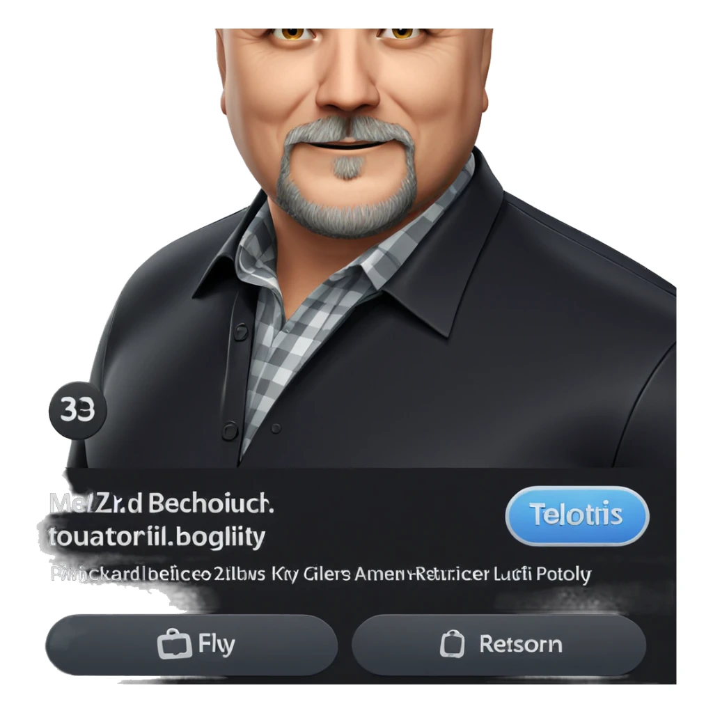 bearded boy portrait closeup sticker