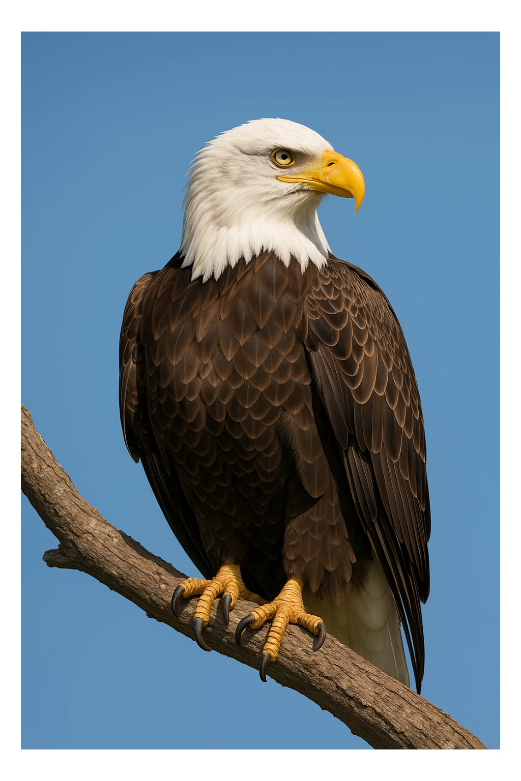 Bald eagle sticker