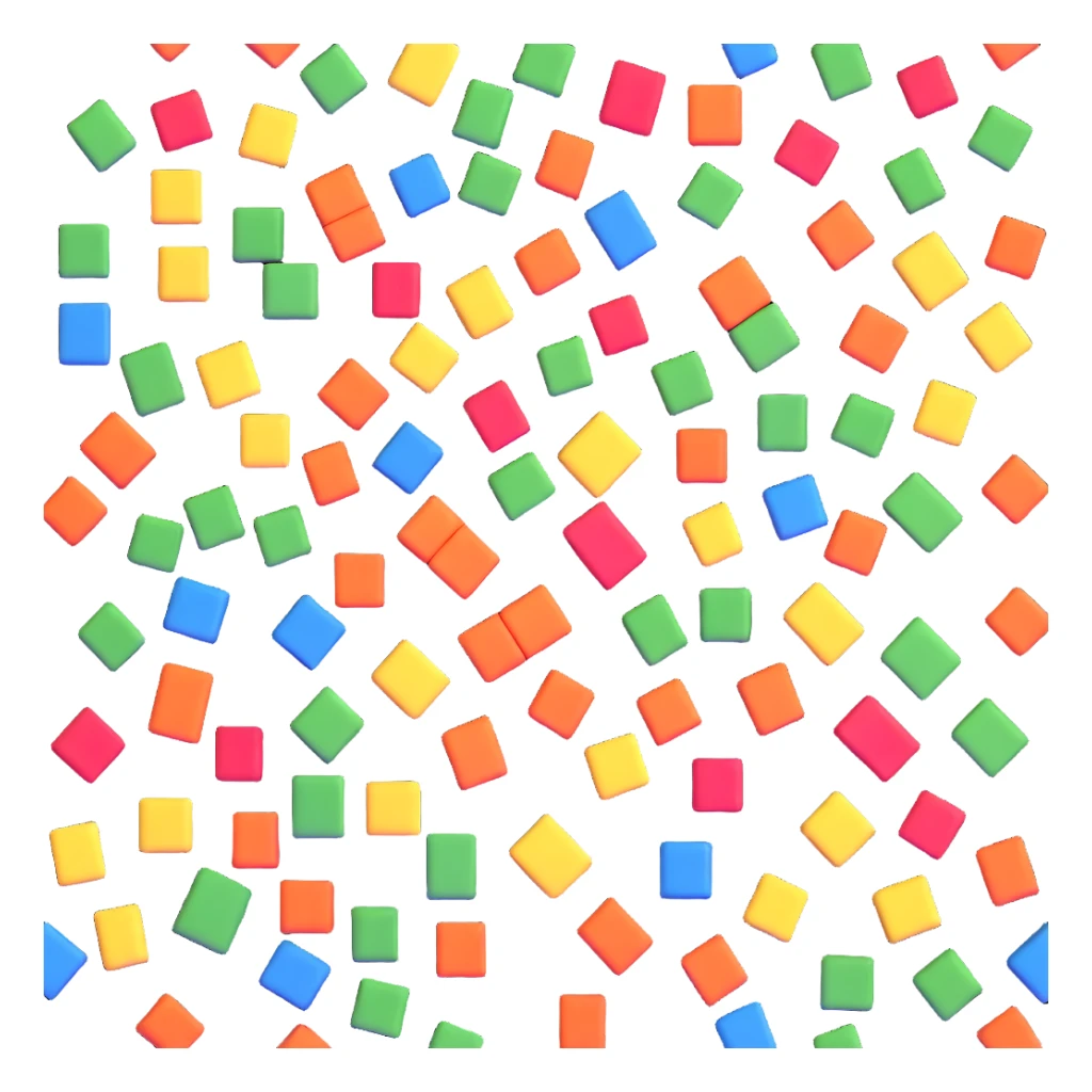 colorful building blocks for children sticker