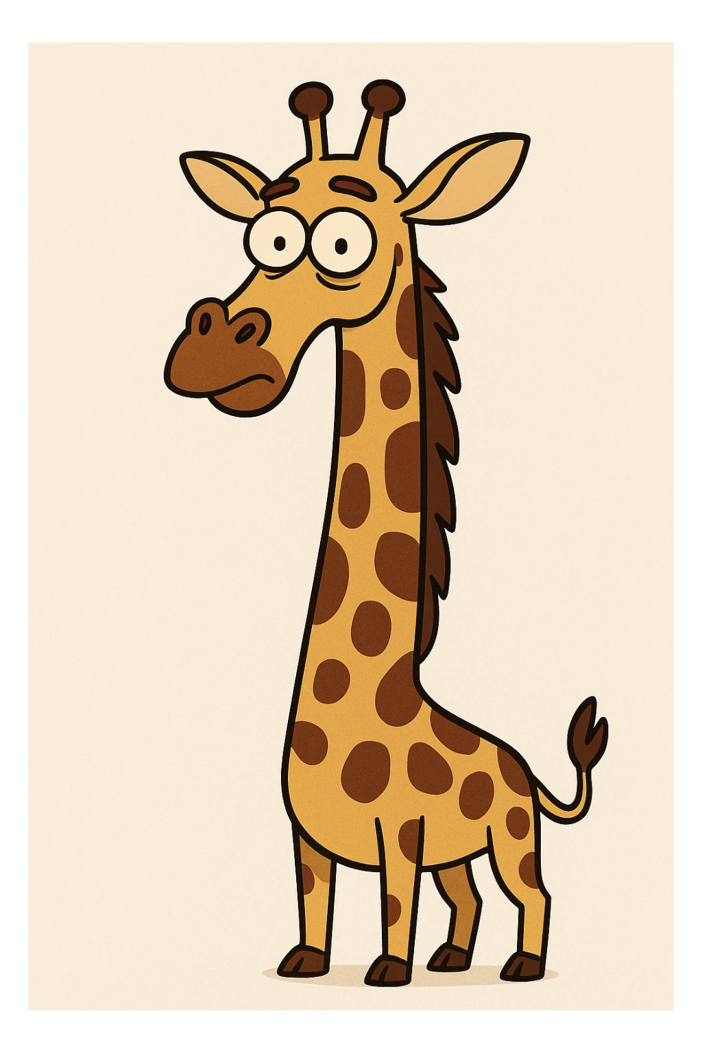 Giraffe sticker