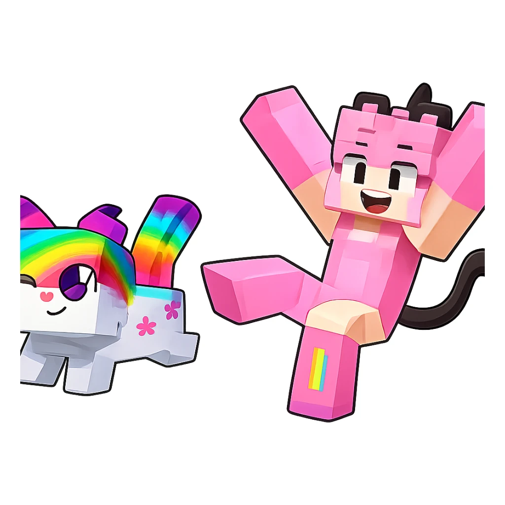 Extract the character from the background, including the clothes and accessories they are wearing, and place on a transparent background. Keep the original style and appearance exactly the same. sticker