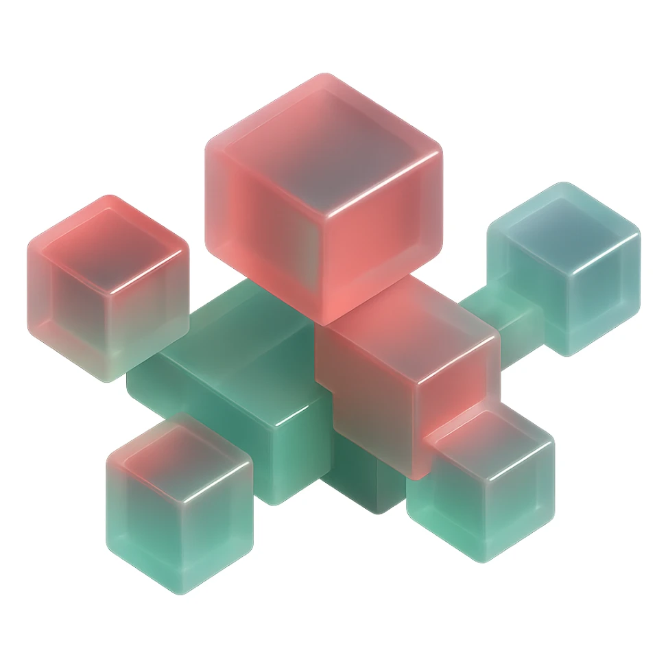 Add a subtle shadow effect to the Roblox logo, keep the style digital and slightly 3D with matte glass style, no background. sticker