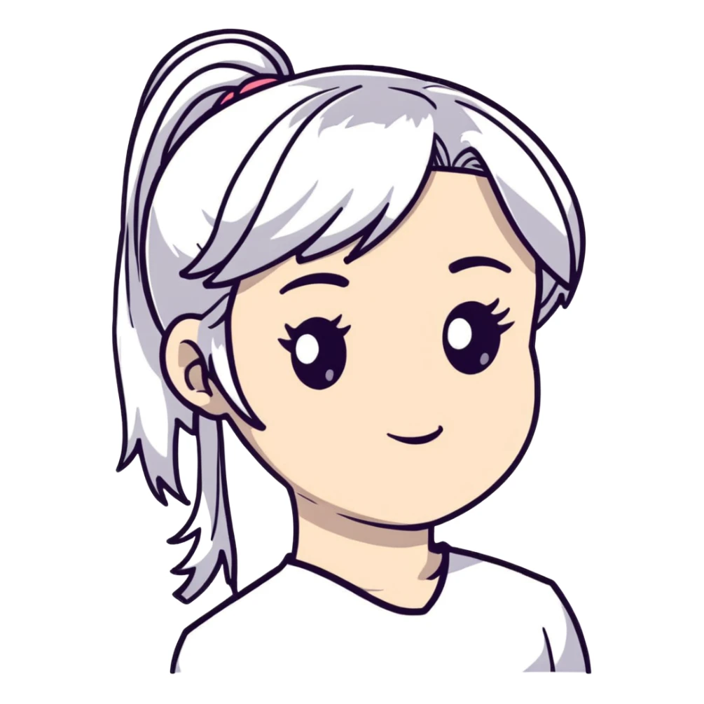 white powdered revolutionary war era wig with ponytail sticker