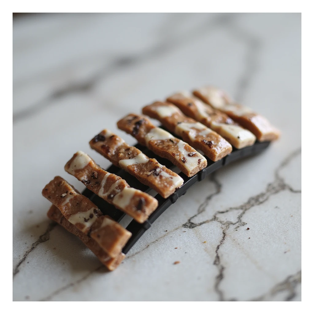 realistic hairclip made of marble material, photorealistic style sticker