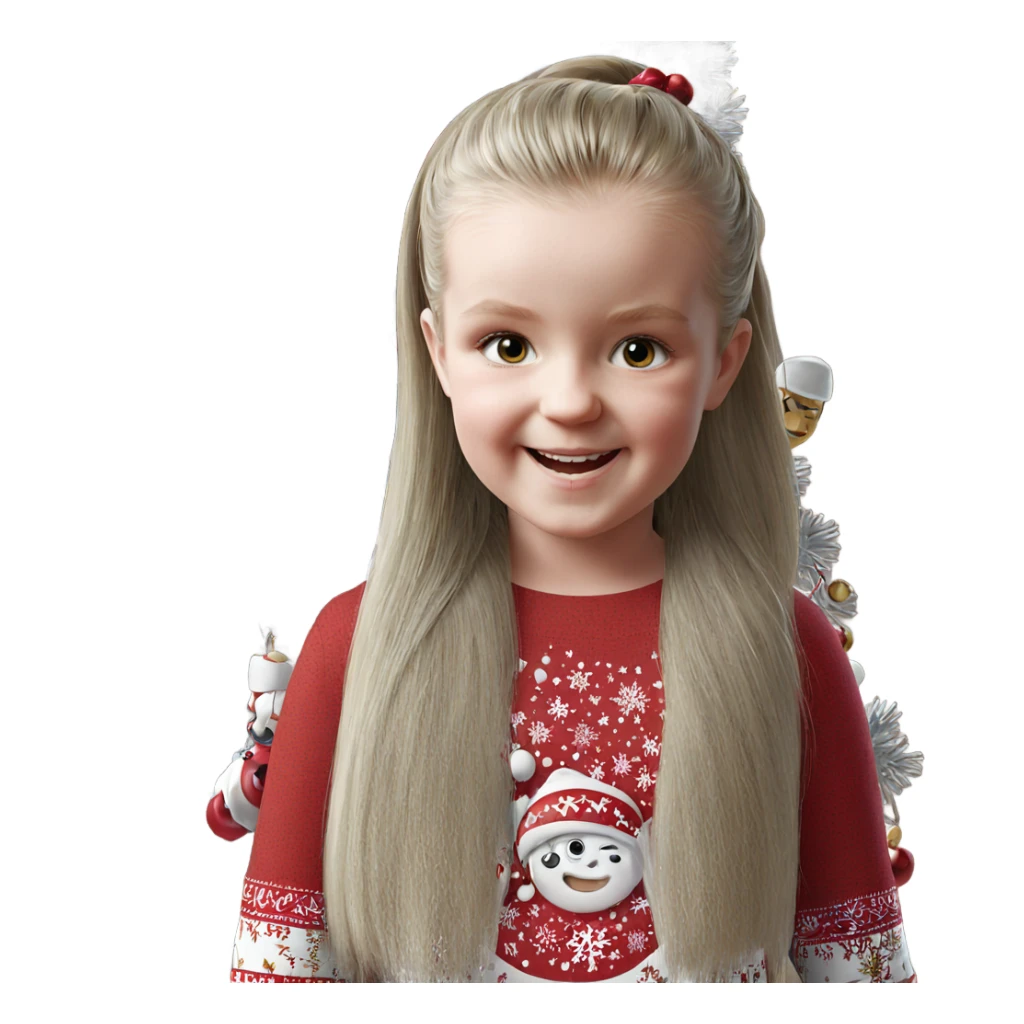 christmas cheer with a smile sticker