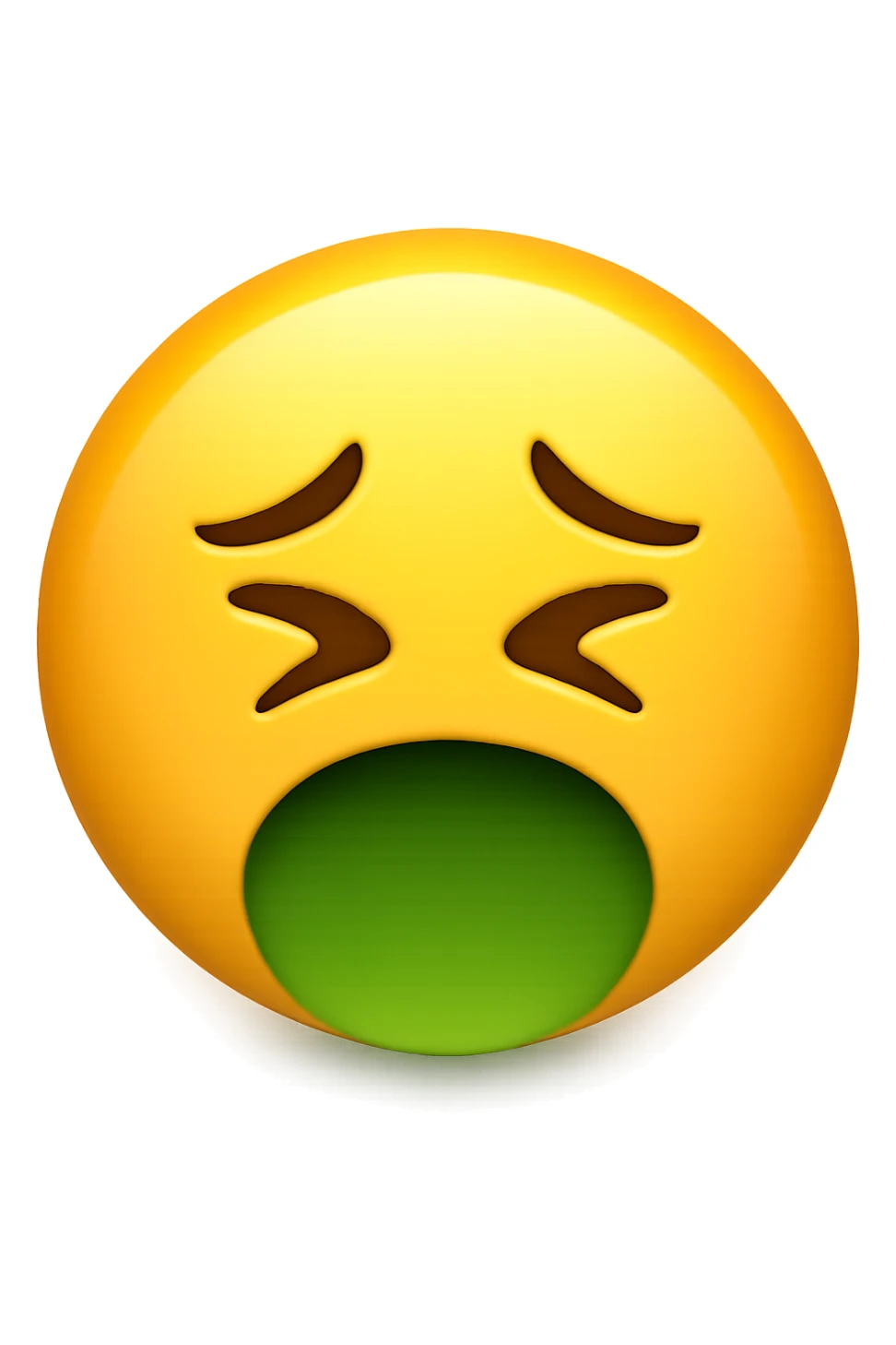 fame intensa o nausea emoji stile iphone sticker