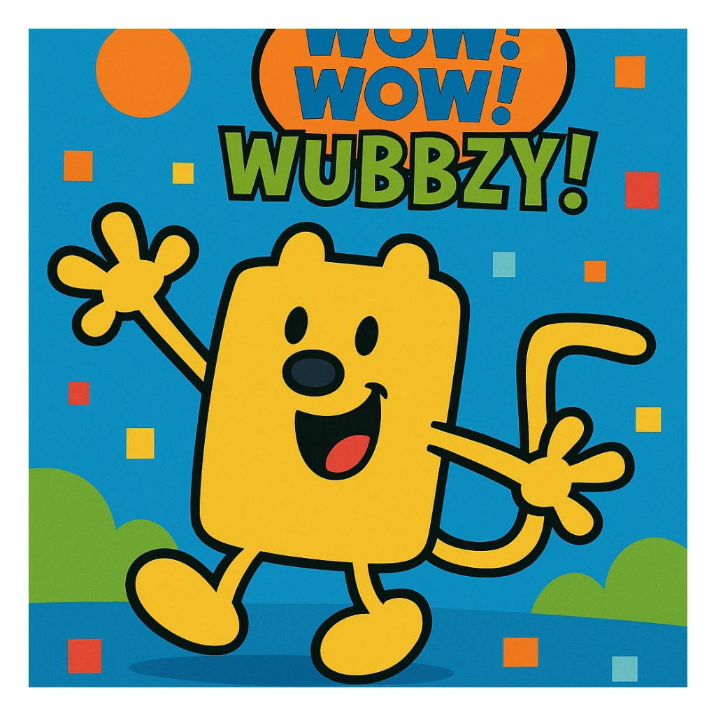 wow wow wubbzy sticker