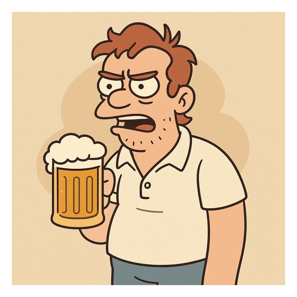 beer mug sticker