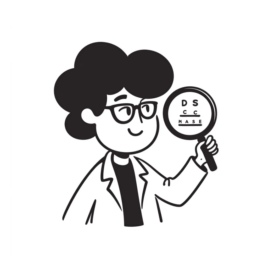 an eye doctor emoji sticker