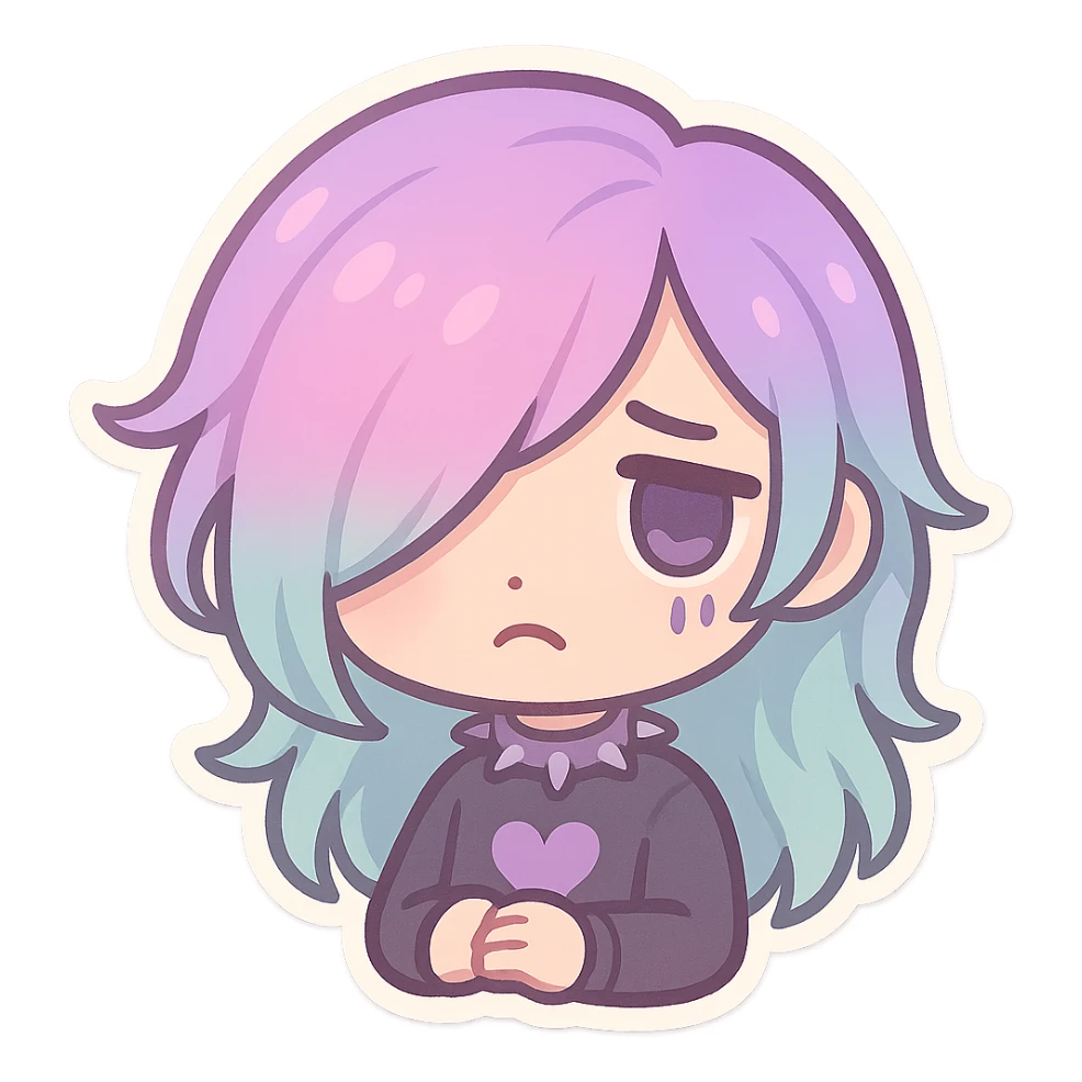 pastel emo object  sticker