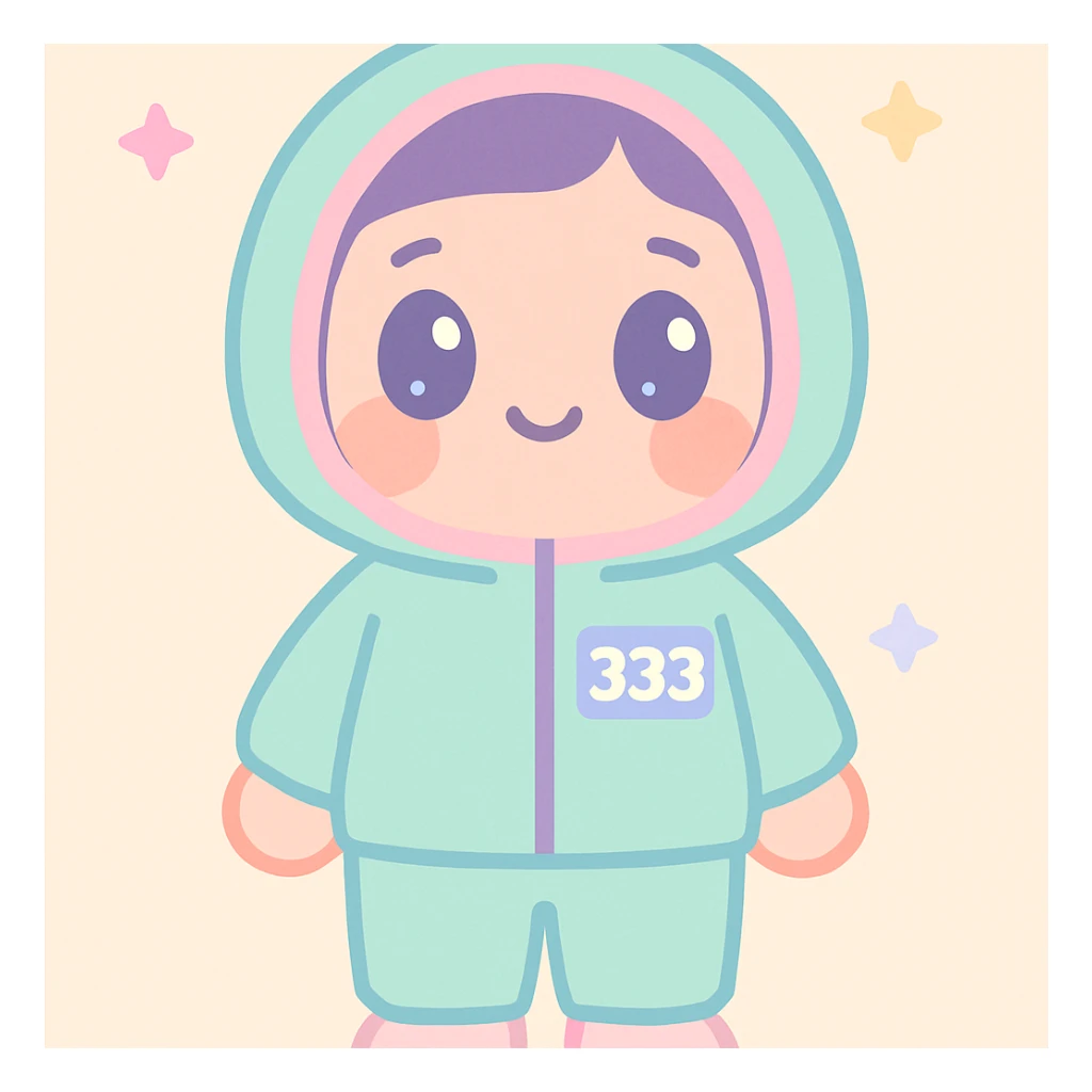 Player 333 From Squid Games full height sticker