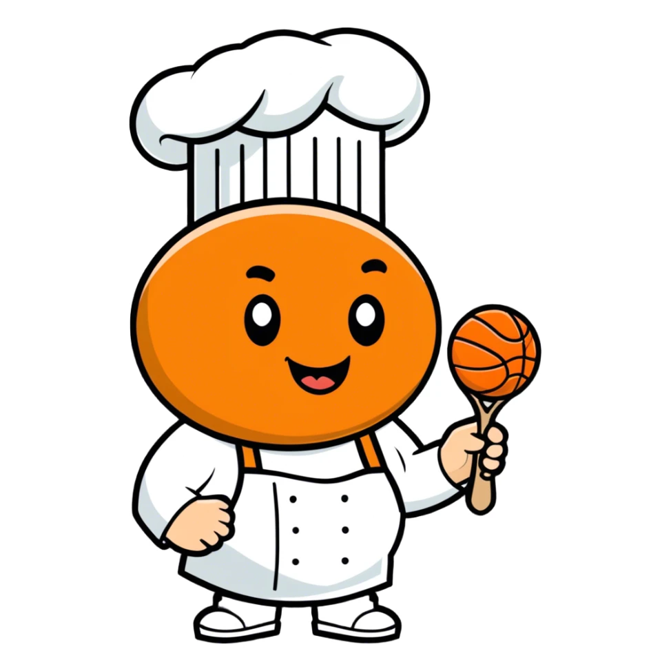 I pick basketball for food sticker