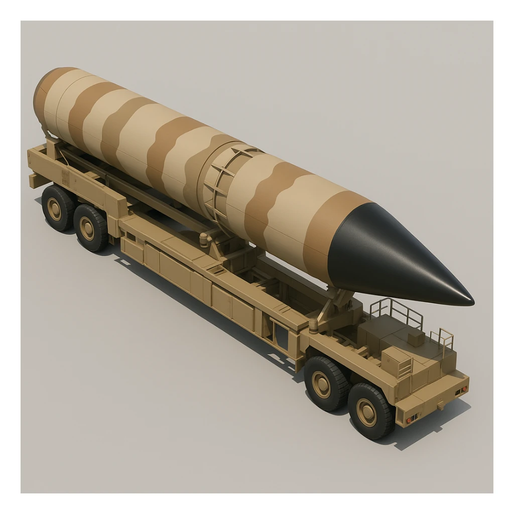 Изометрическая модель этой бомбы, без надписей и флагов  sticker