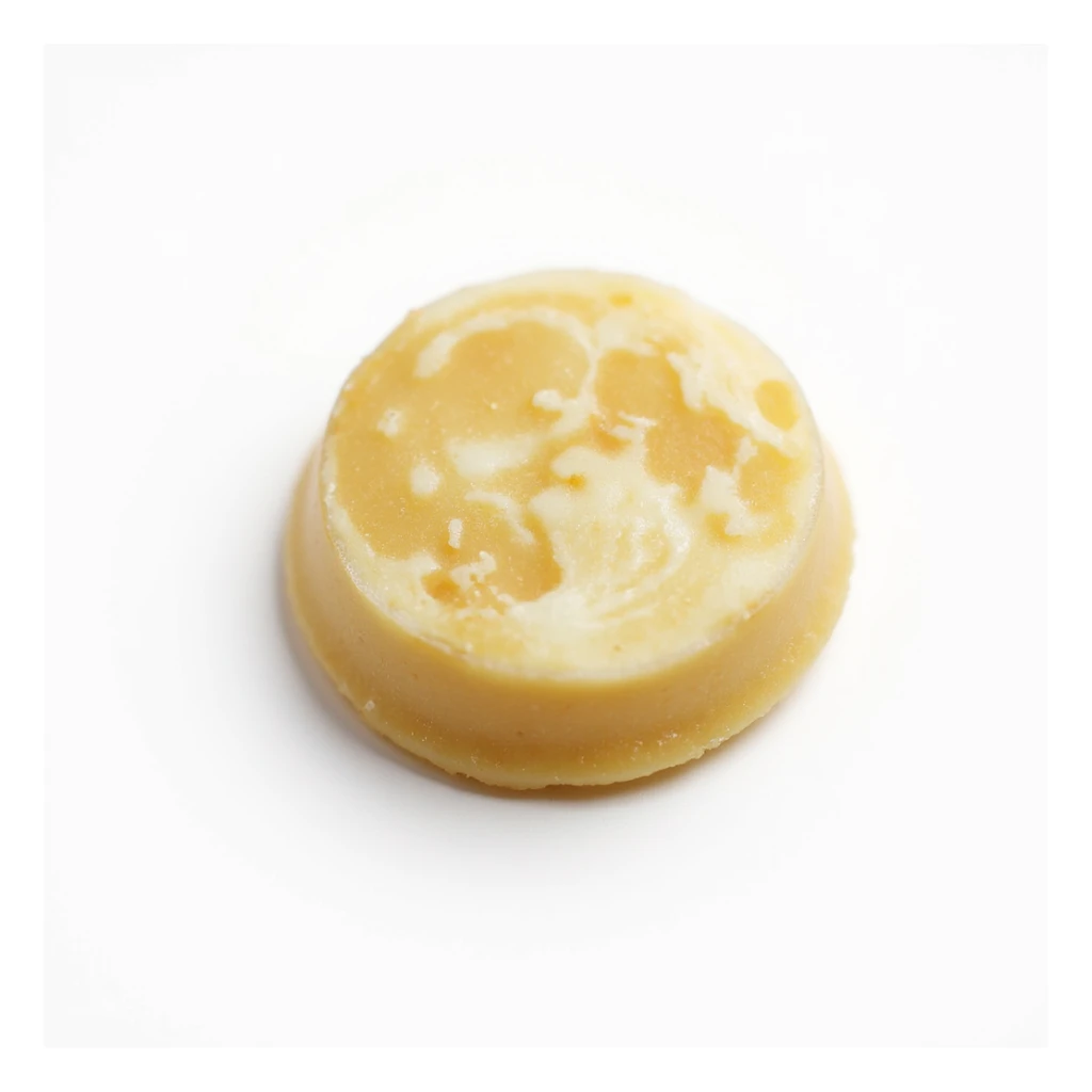 realistic moon-shaped candy, isolated, no background sticker