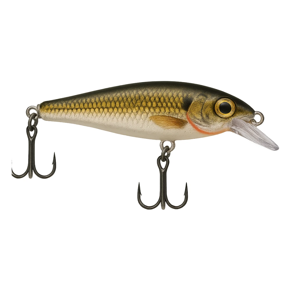 realistic detailed side view of a Rapala fishing lure sticker