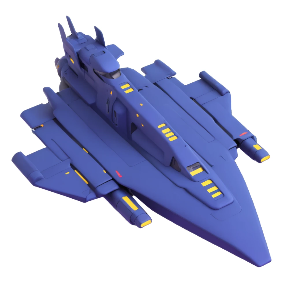 Massive capital ship with jump drive engines sticker