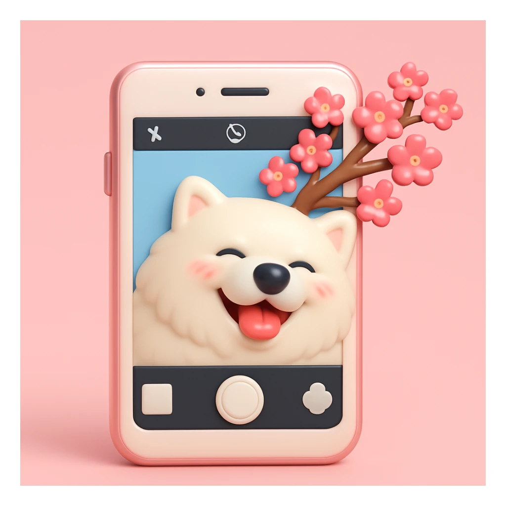 Create a 3D iOS-style emoji based on the provided reference image. The emoji should have a clean, rounded, and polished 3D appearance, similar to the iOS emoji design language. Ensure the emoji has a slight glossy finish, soft shadows, and vibrant colors. The design should be simple, expressive, and easily recognizable, adhering to the characteristic iOS emoji aesthetic. sticker