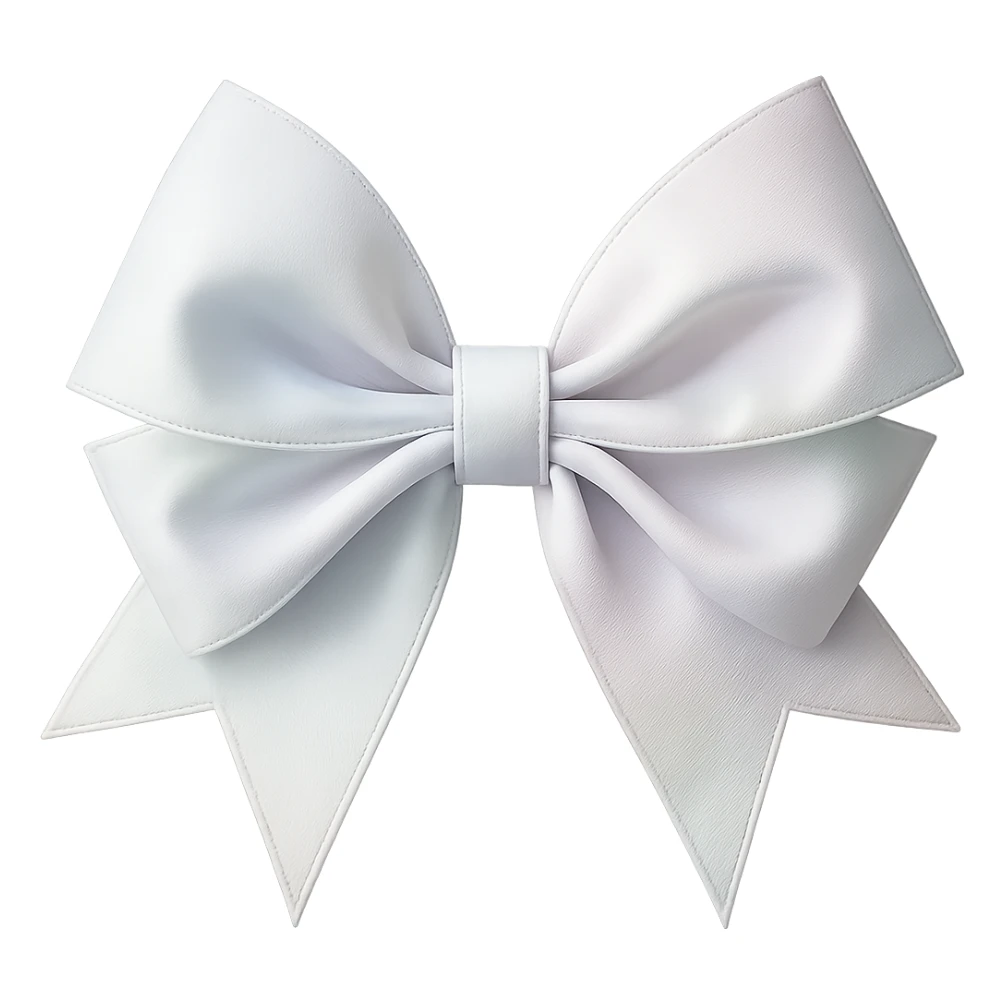 Make the pink gothic bow pastel colored in a photorealistic style. Keep the background transparent. sticker