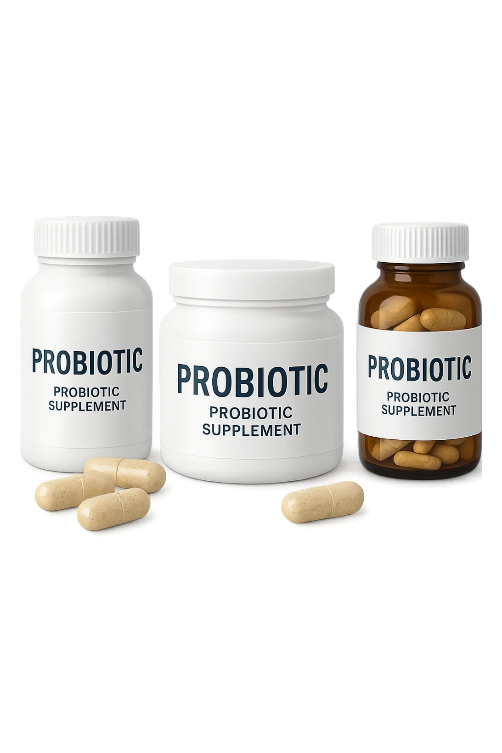 Probiotici integratori sticker