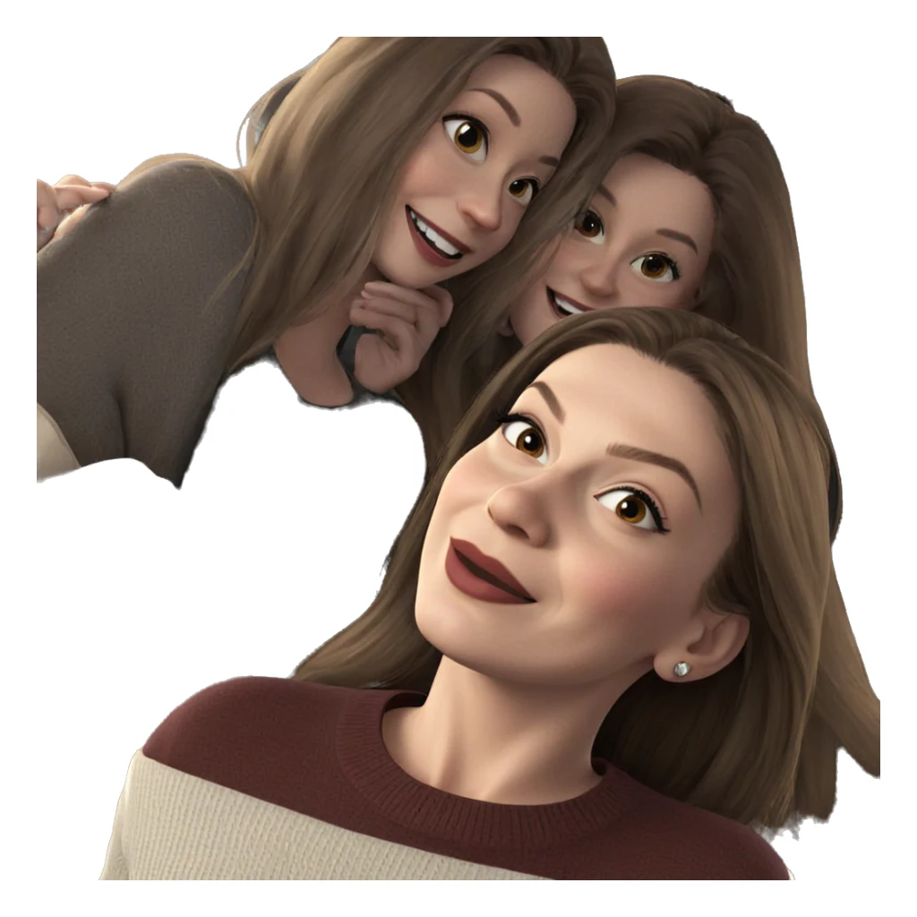 warm smiles and cozy sweaters sticker