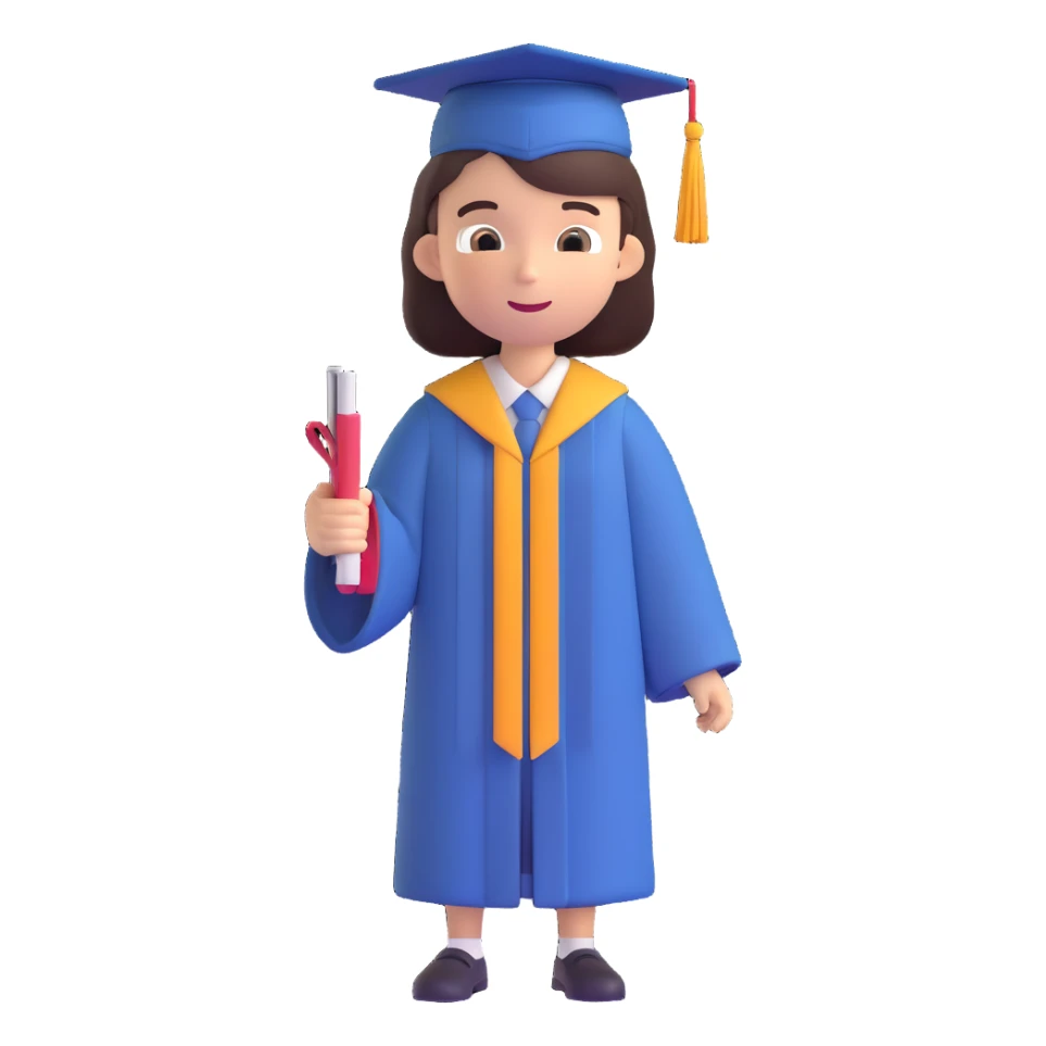 A graduated student of pedagogical college after 10 years sticker