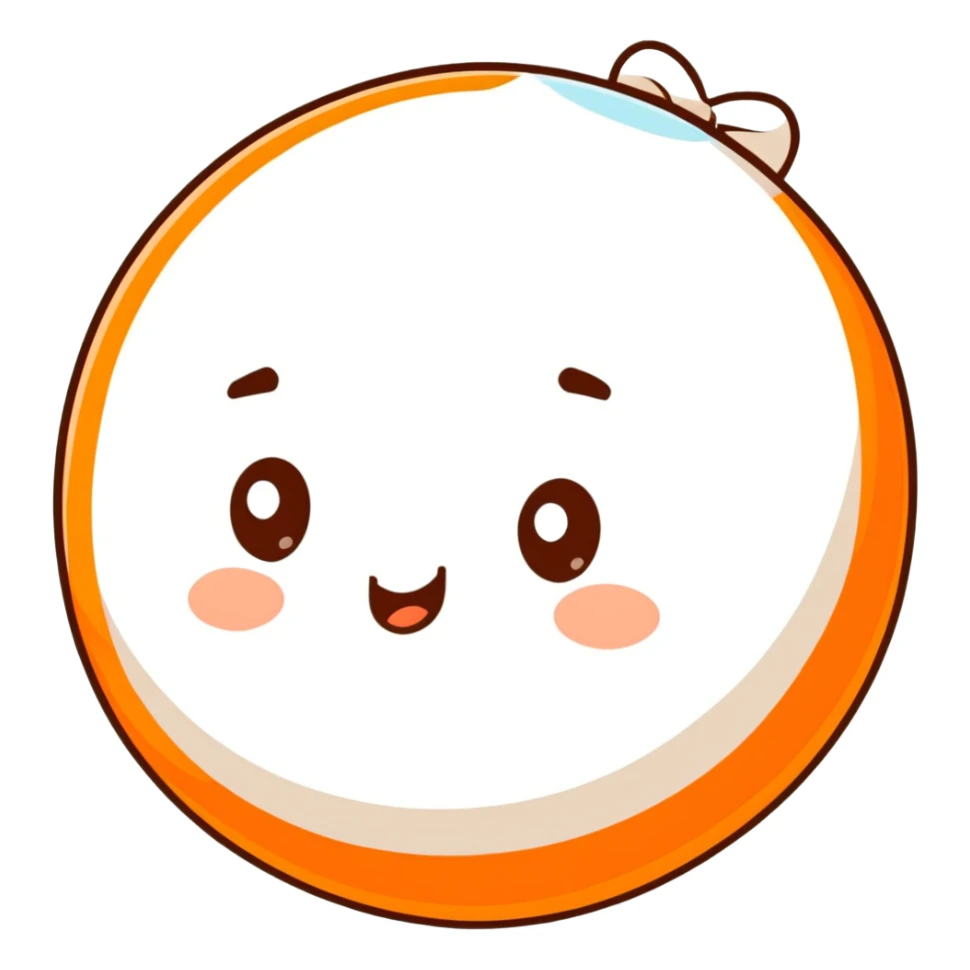 cute pastel blue soft baby ball toy sticker